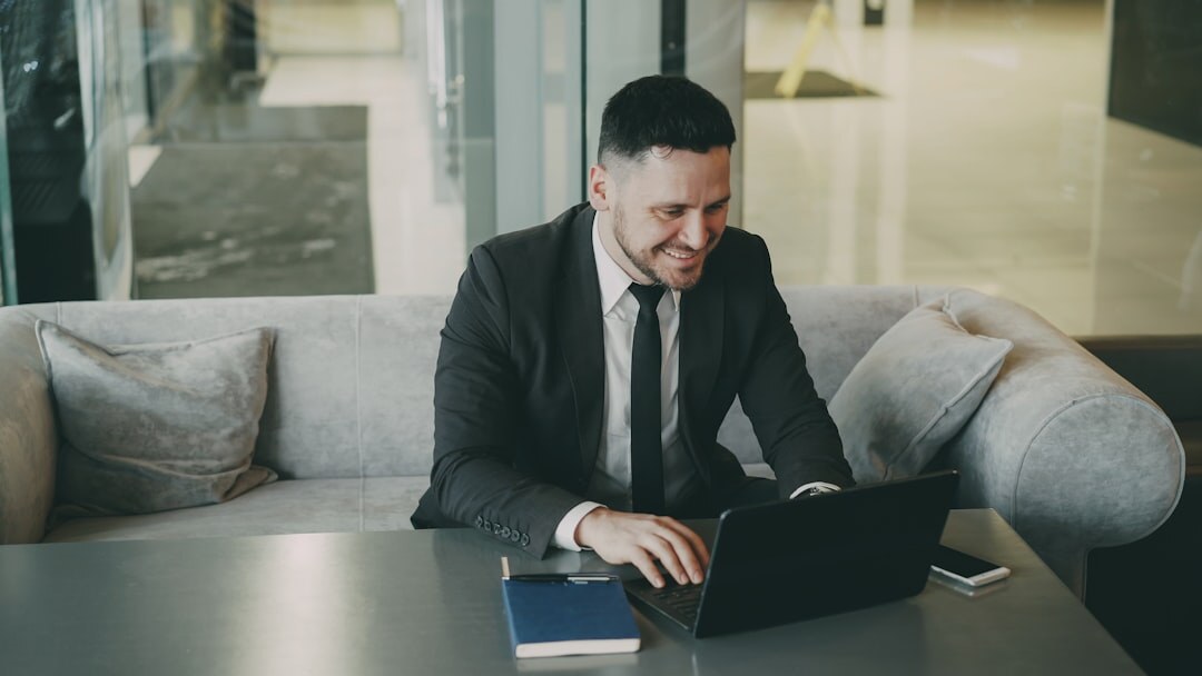 successful businessman smiling
