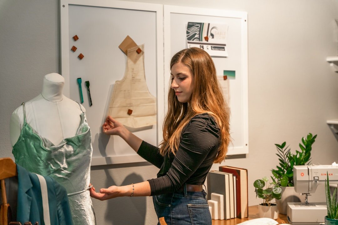 young woman entrepreneur in fashion